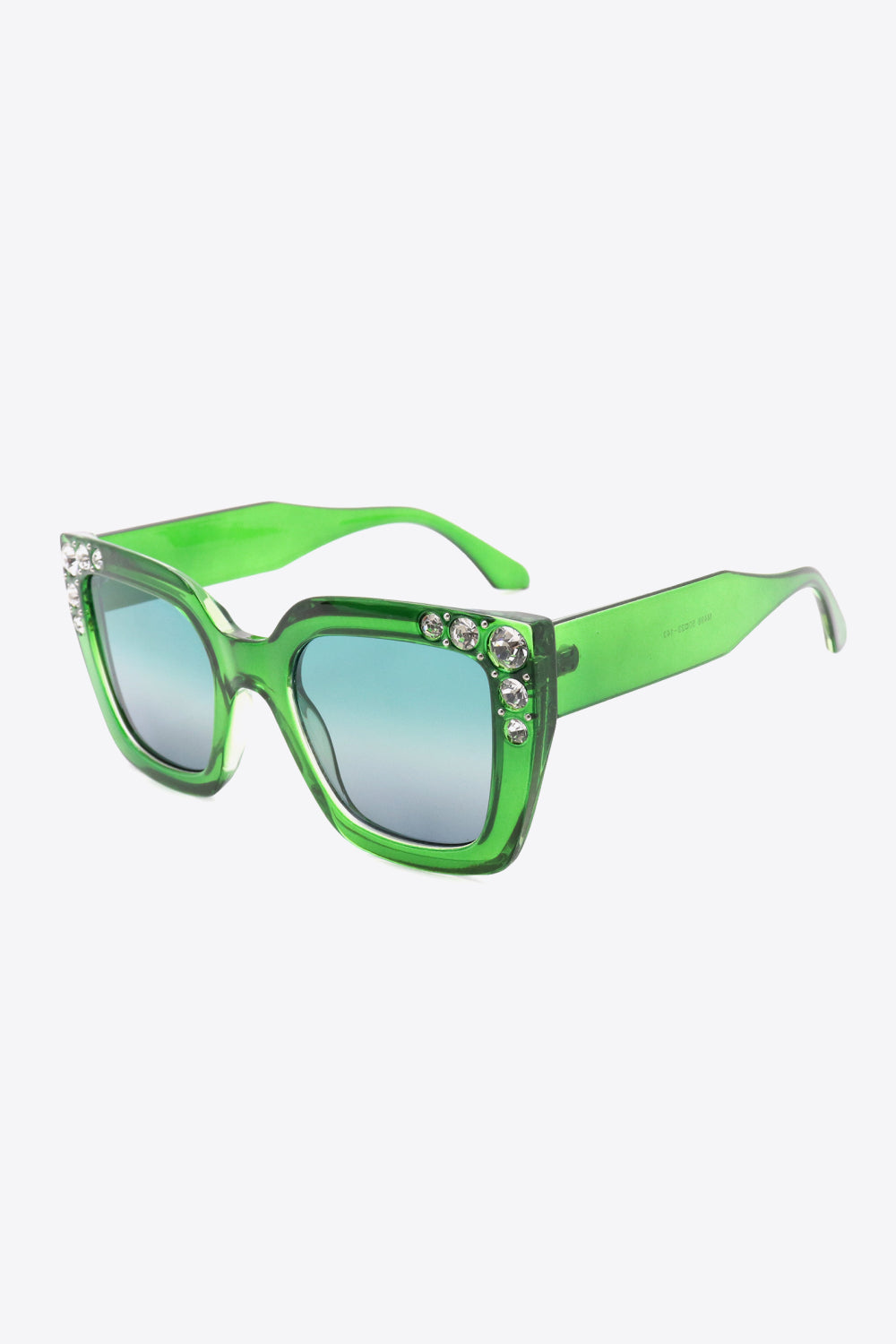 Rhinestone Polycarbonate Sunglasses
