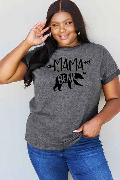 MAMA BEAR Graphic Cotton T-Shirt