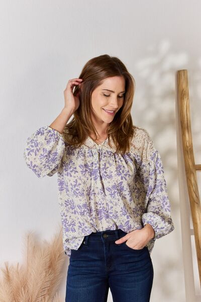 Fields of Lilacs Blouse