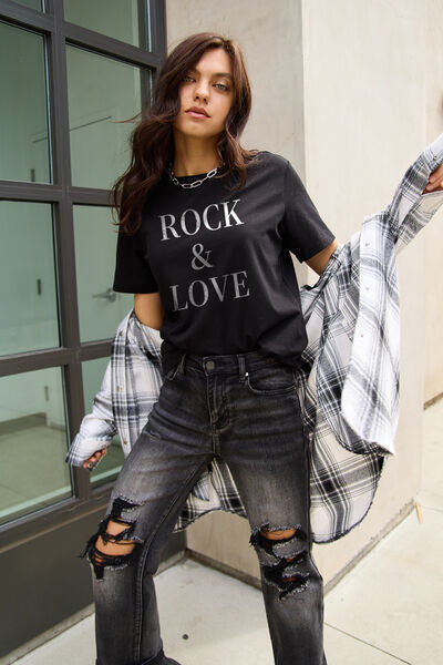 ROCK ＆ LOVE Graphic Top