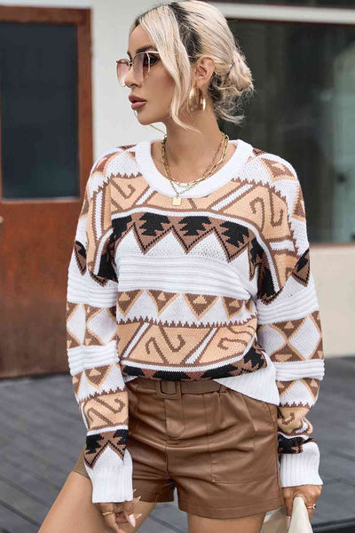 Contemporary Lines Sweater