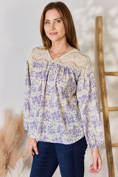 Fields of Lilacs Blouse