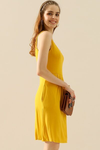 Everyday Sleeveless Dress with Pockets *10 colors*
