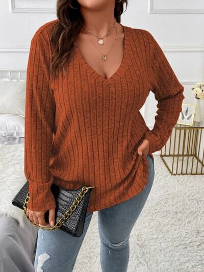 Blissfully Basic Long Sleeve Tee - Plus