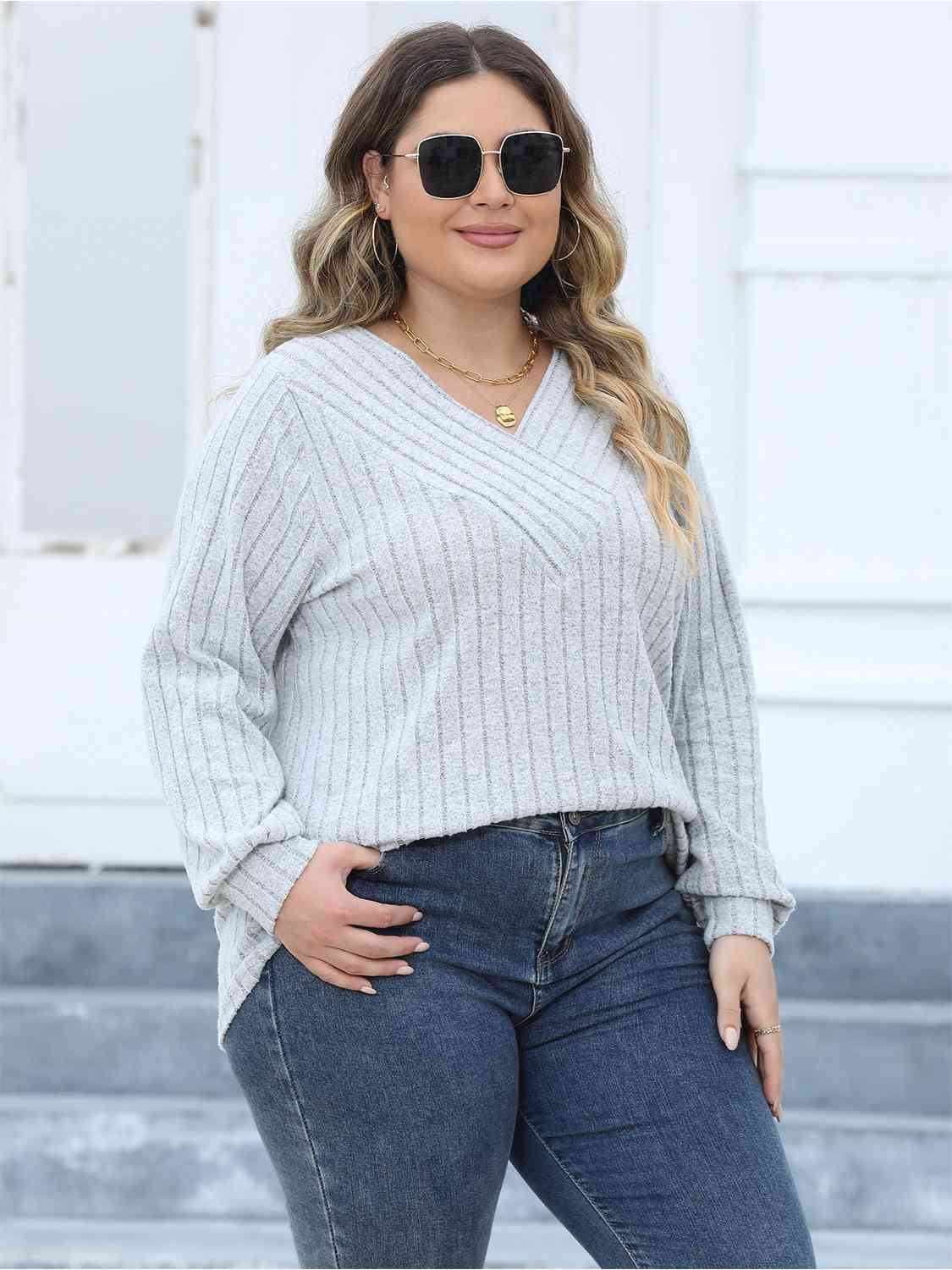 Simple Chic  Long Sleeve Top