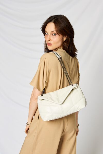 Greta Vegan Leather Handbag in Black or Beige