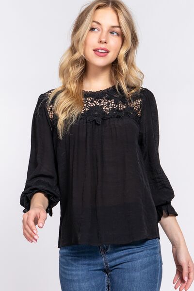 Good Graces Crochet Blouse