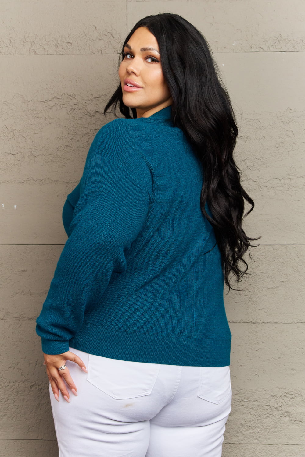 Kiss Me Tonight Cardigan in Teal