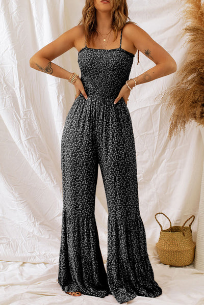 Girls Night Out Wide Leg Floral Jumpsuit