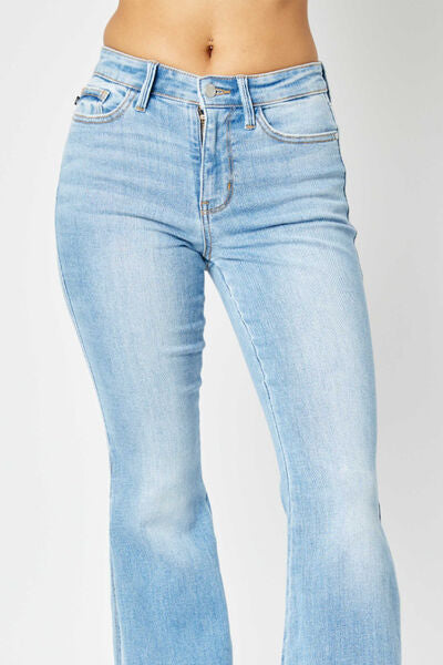 Judy Blue Rhyan Slit Flare Jeans