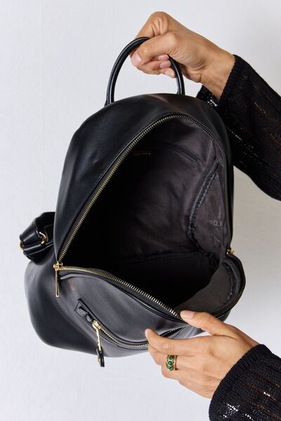 Classic Chic Vegan Leather Backpack